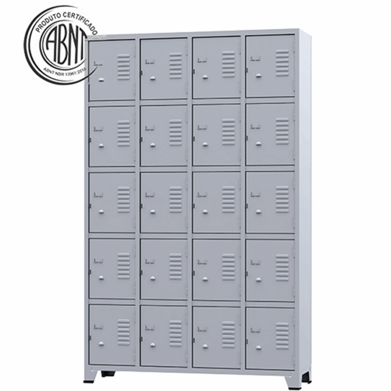 Roupeiro em aço 20 portas pequenas 7/20