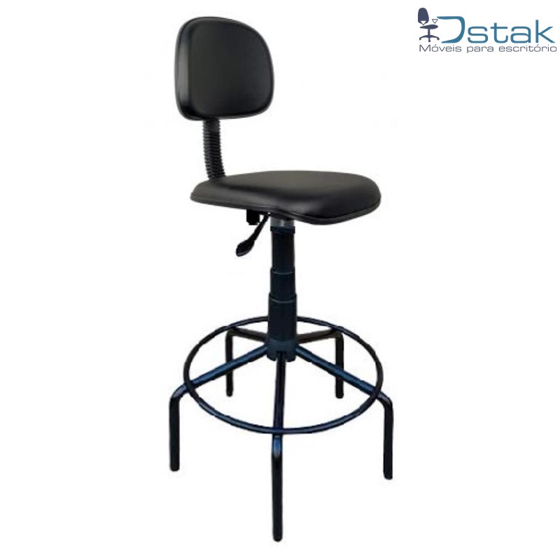 Cadeira Caixa Alta com Base Fixa